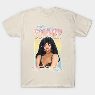 Donna Summer / Vintage Style Fan Art Design T-Shirt